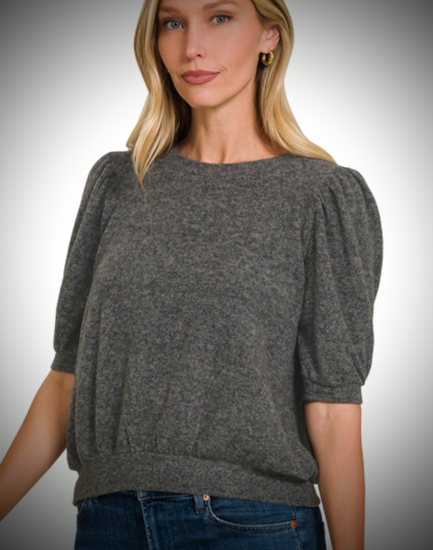 Zen Hacci Half Sleeve Top