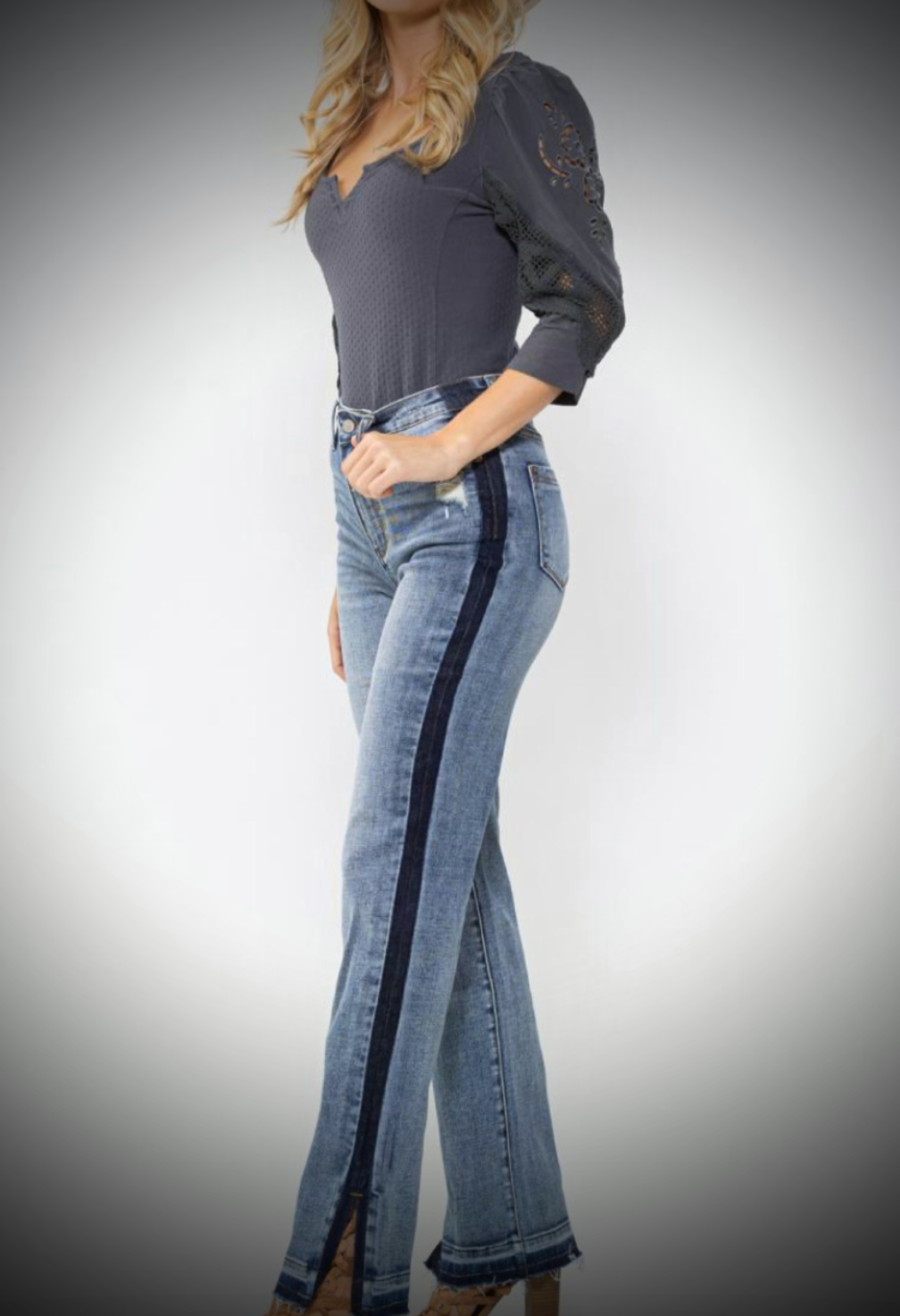 Judy Blue Boot Cut Side Contrast