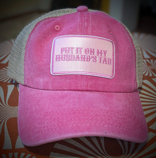 Vintage Wash Adjustable Cap - Husband's Tab