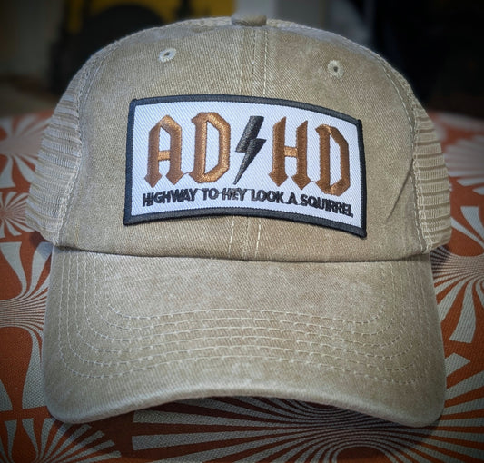 Vintage Wash Adjustable Cap - Squirrel