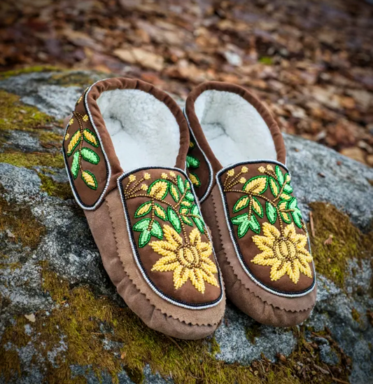 Handmade Beaded Moccasins / Intricate Beadwork
